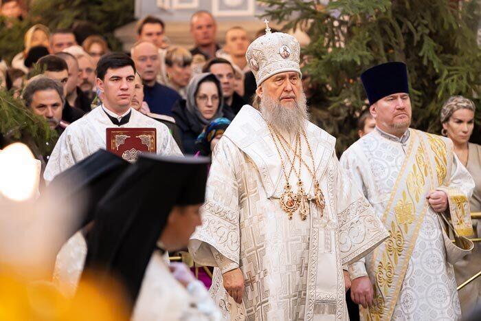 Рождестволық литургия Алматыдағы Вознесенский соборында өтті. Сурет: mitropolia.kz