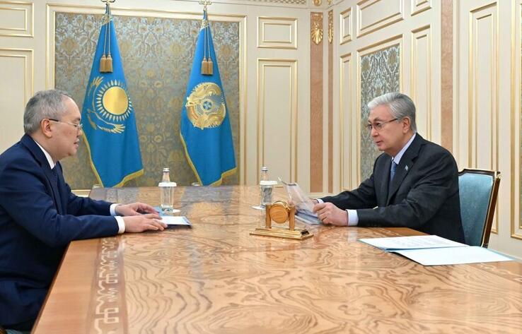 Қасым-Жомарт Тоқаев Қаржылық мониторинг агенттігінің төрағасы Жанат Элимановты қабылдады