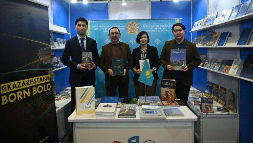 Kazakh Literature Presented at the International Book Fair in New Delhi