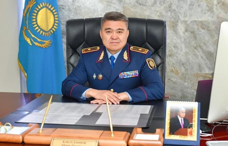 Новый начальник полиции приступил к работе в Алматы