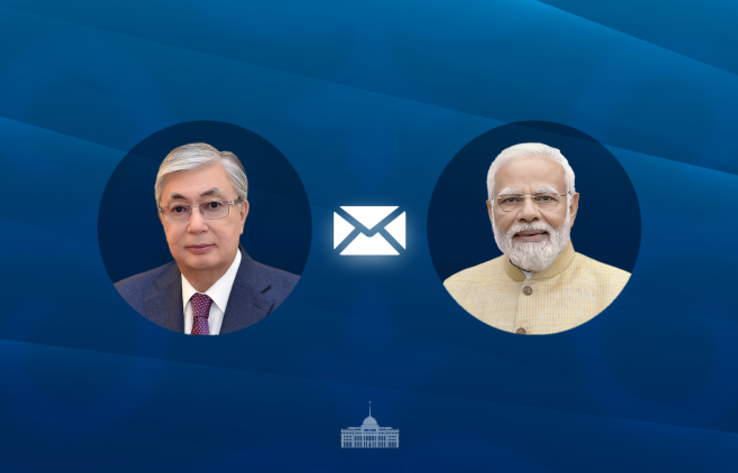 President Tokayev Sends a Congratulatory Telegram to Prime Minister Narendra Modi on India’s Republic Day