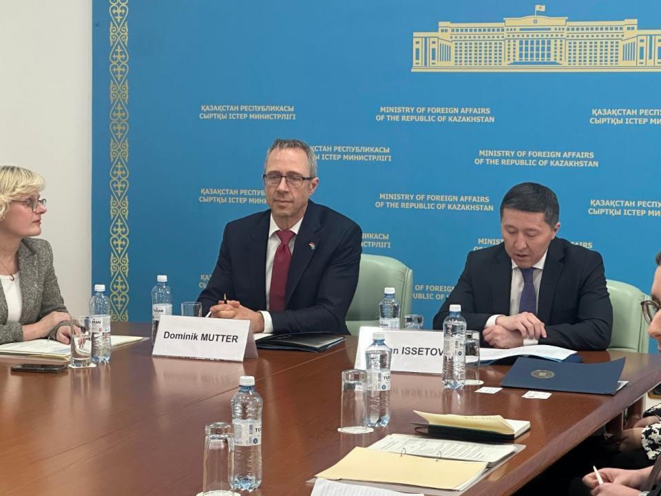 Senior Officials of the "Central Asia - Germany" Format Identified Priority Areas for Further Cooperation
