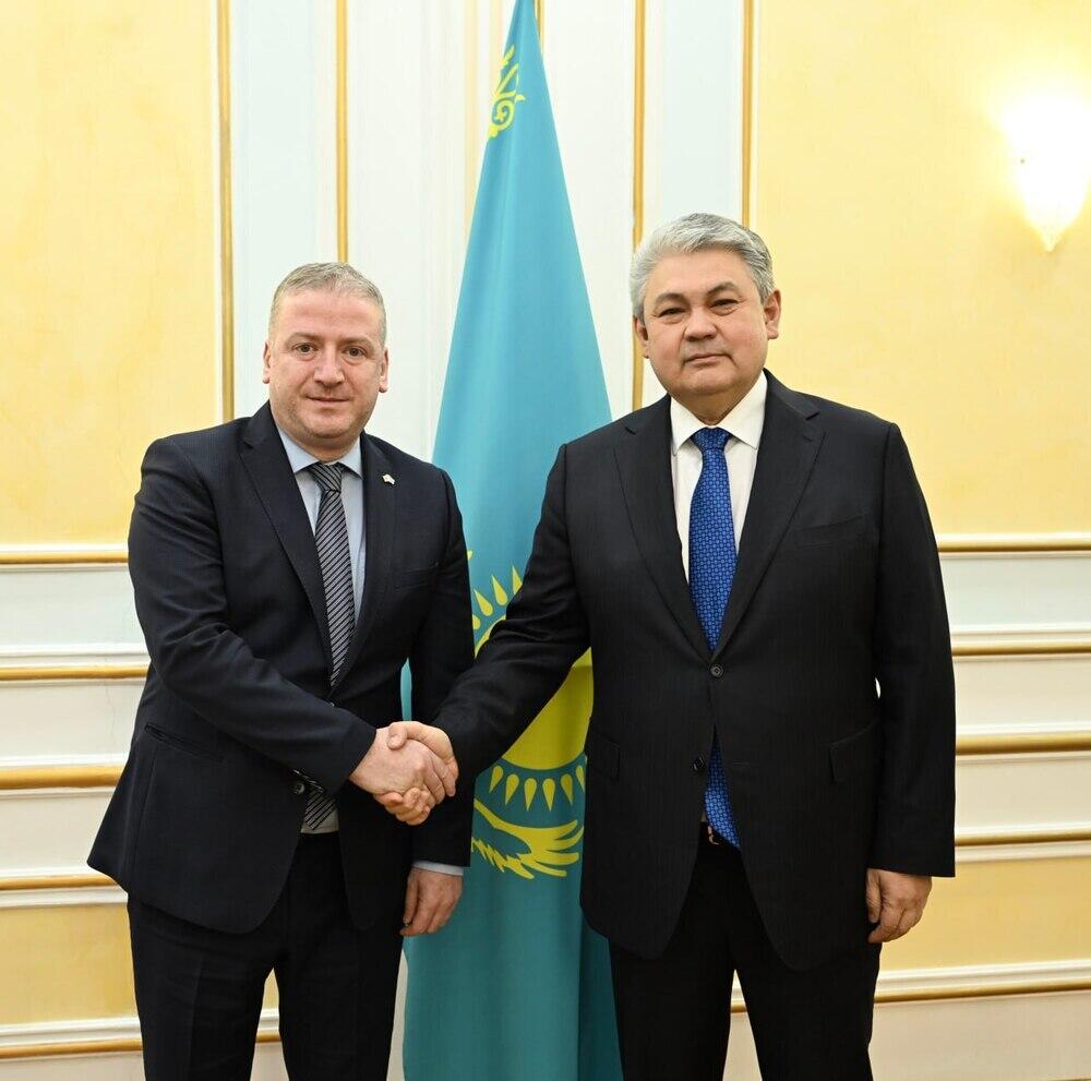 Kazakh Foreign Minister Met with the Ambassador of Georgia
