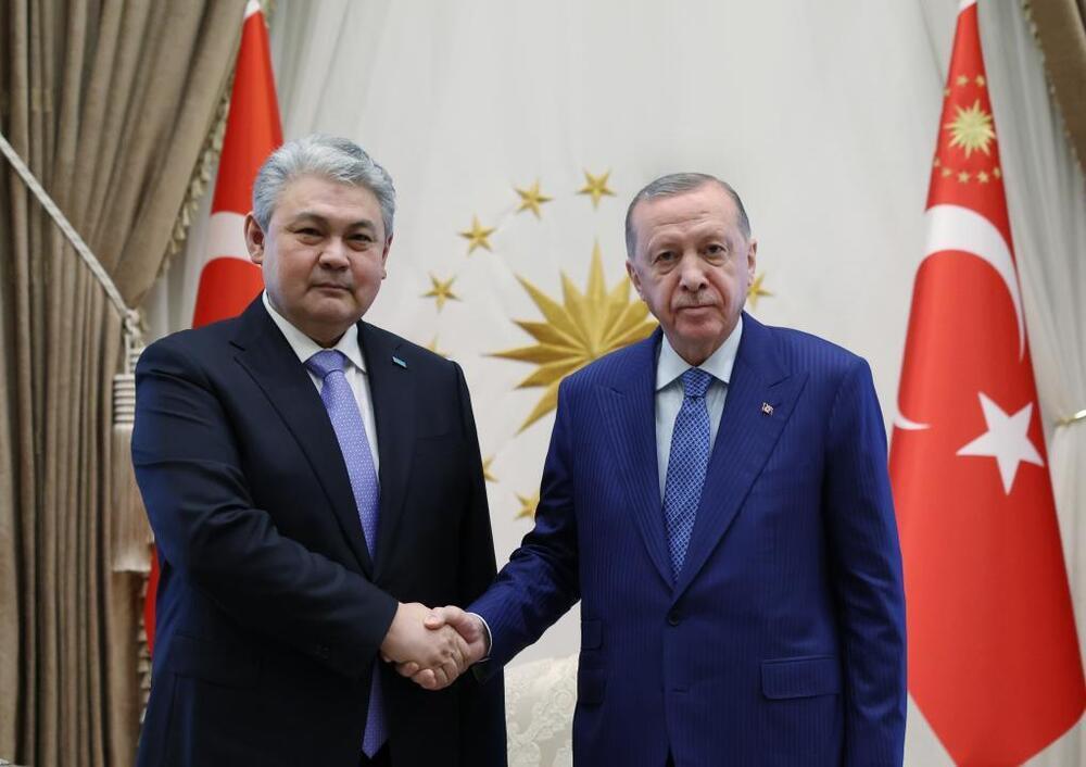 Kazakh Foreign Minister Received by the President of Türkiye