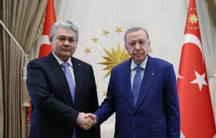 Kazakh Foreign Minister Received by the President of Türkiye
