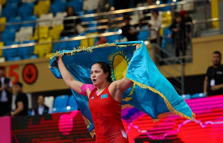 Kazakhstan's Bakbergenova pockets gold at international wrestling tournament