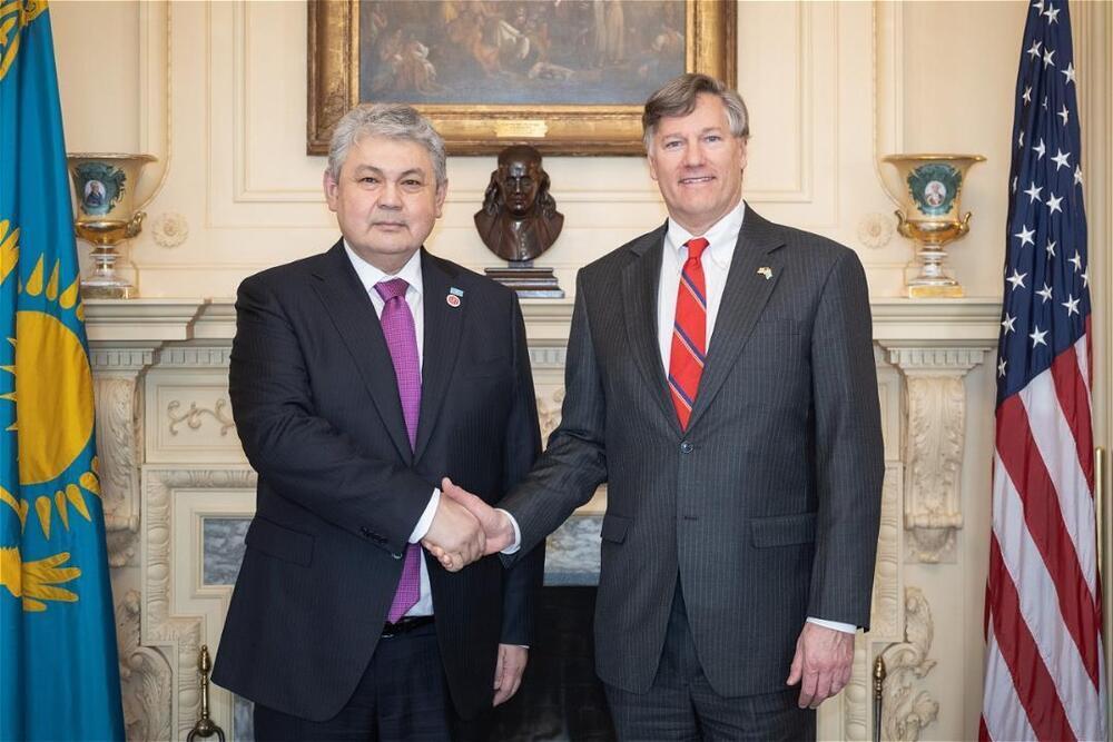 Кошербаев обсудил перспективы двустороннего сотрудничества с первым заместителем госсекретаря США