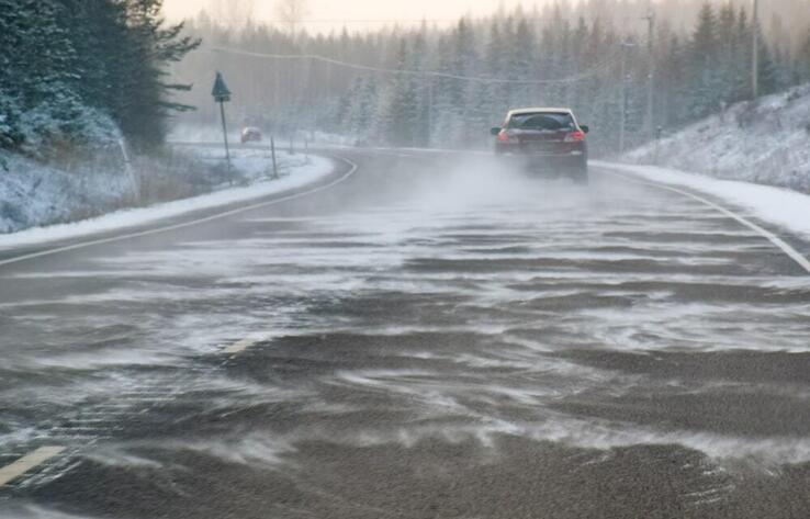 Осадки, гололед и усиление ветра: синоптики Казахстана дали прогноз погоды на понедельник