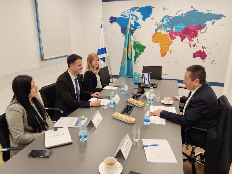 Қазақстан мен Израиль сауда-экономикалық бағыттағы ынтымақтастық перспективаларын талқылады