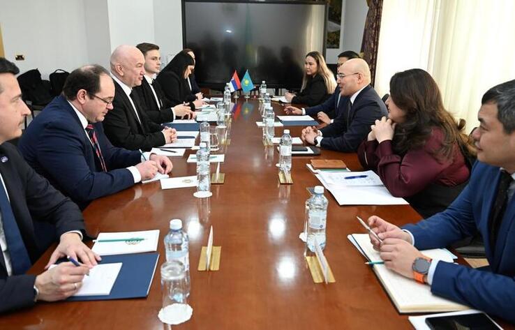Kazakh-Serbian Cooperation Prospects Discussed at the Kazakh Foreign Ministry