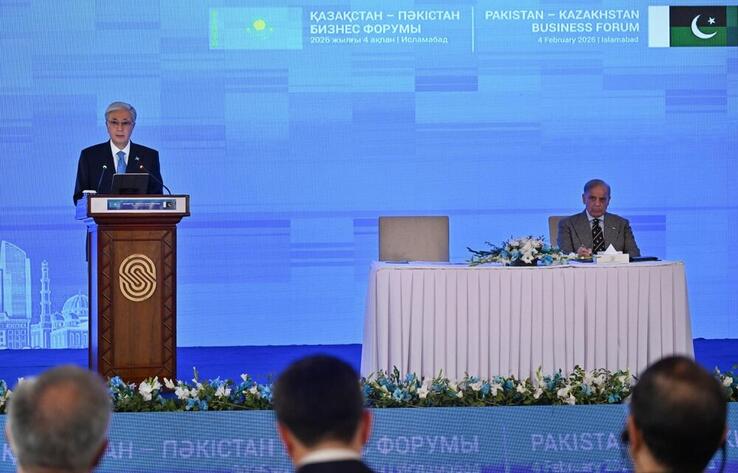 Президент Қасым-Жомарт Тоқаев пен Премьер-министр Шахбаз Шариф Қазақстан-Пәкістан бизнес форумына қатысты