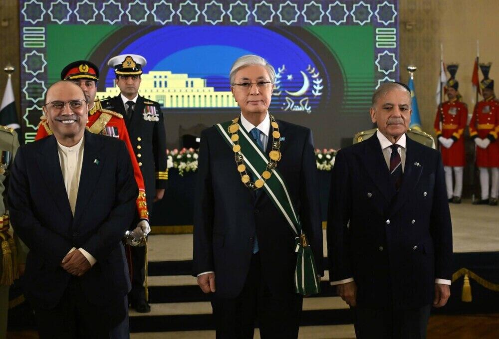 Қасым-Жомарт Тоқаевқа Пәкістанның ең жоғары мемлекеттік наградасы - Nishan-e-Pakistan ордені табысталды