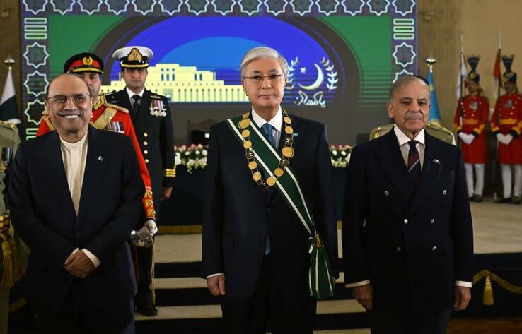 Қасым-Жомарт Тоқаевқа Пәкістанның ең жоғары мемлекеттік наградасы - Nishan-e-Pakistan ордені табысталды