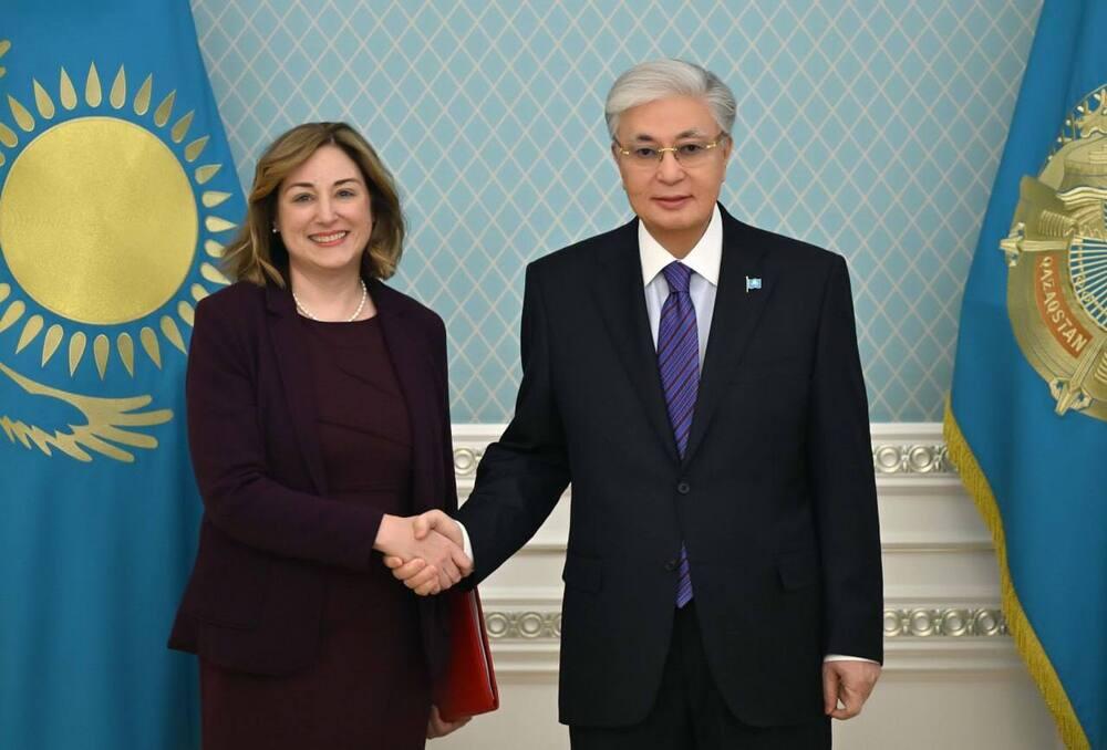 President Tokayev Meets with U.S. Ambassador Julie Stufft