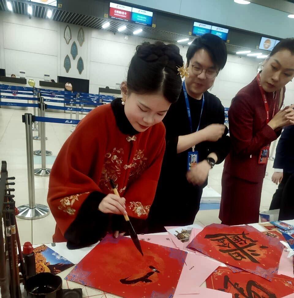 Chinese New Year Celebrations at Almaty Airport. Images | Kazakhstan Today