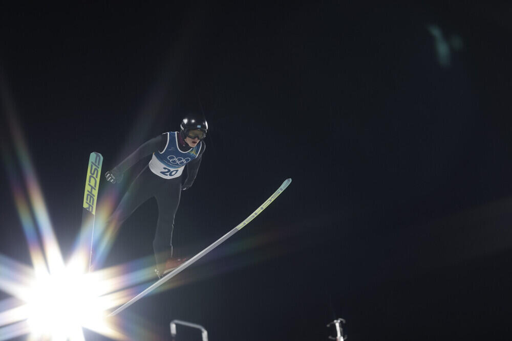 Ilya Mizernykh sets new national record in men's large hill ski jumping at 2026 Winter Olympics