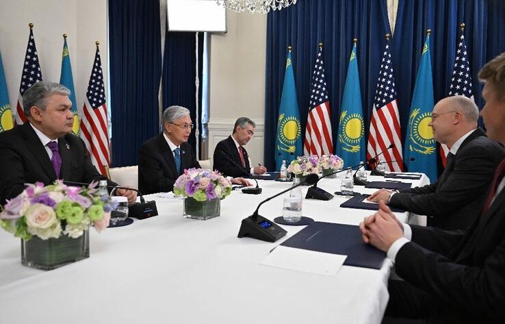 Президент Казахстана провел ряд встреч с руководителями американских компаний