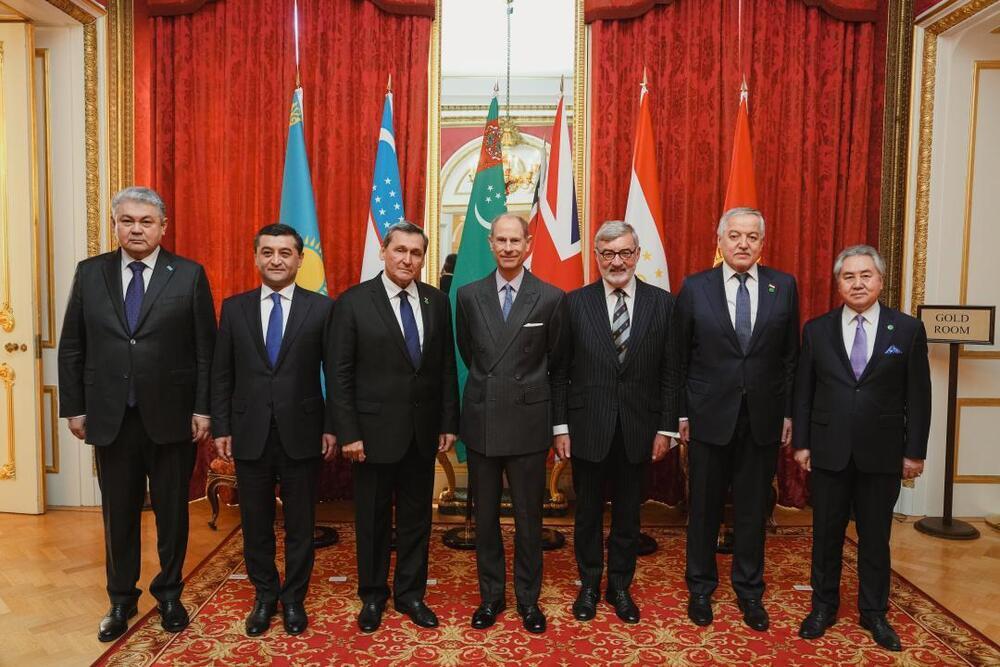 Prince Edward, Duke of Edinburgh, Hosts Central Asian Foreign Ministers in London