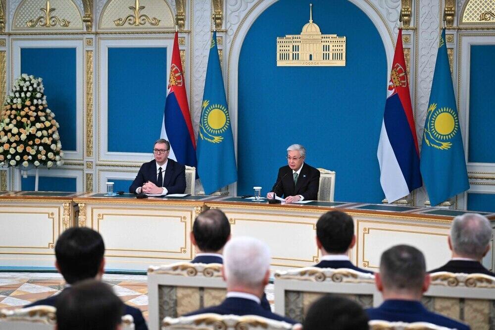 Казахстан готов создать условия для работы сербских предпринимателей - Токаев 
