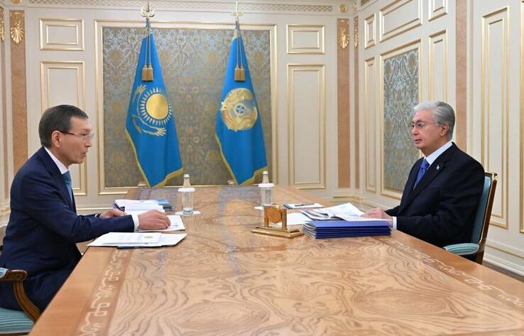 Мемлекет басшысы Орталық референдум комиссиясының төрағасы Нұрлан Әбдіровті қабылдады