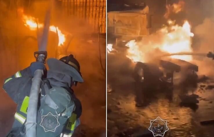 На заправке в Актобе произошел взрыв газа