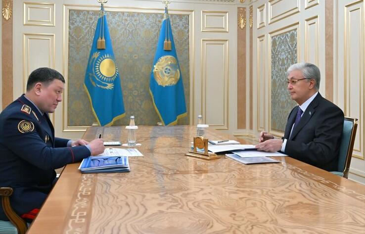 Мемлекет басшысы Ішкі істер министрі Ержан Сәденовті қабылдады