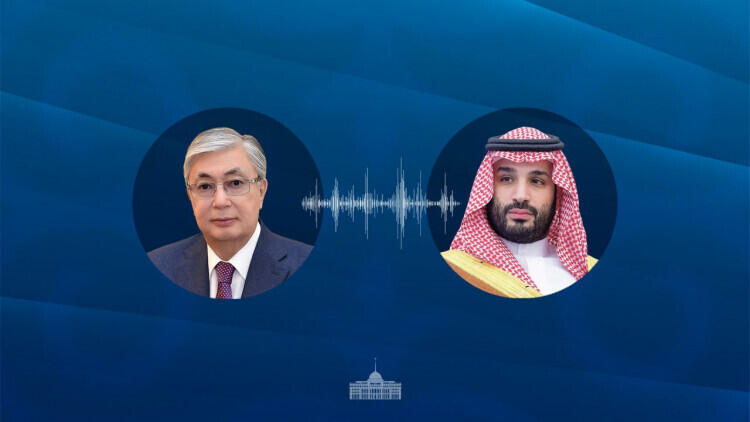 Tokayev Holds a Telephone Call with Crown Prince of Saudi Arabia Mohammed bin Salman Al Saud