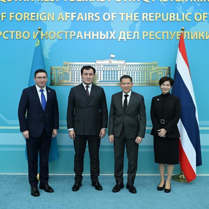 Astana and Bangkok Discuss a New Phase of Cooperation during the First Round of Political Consultations