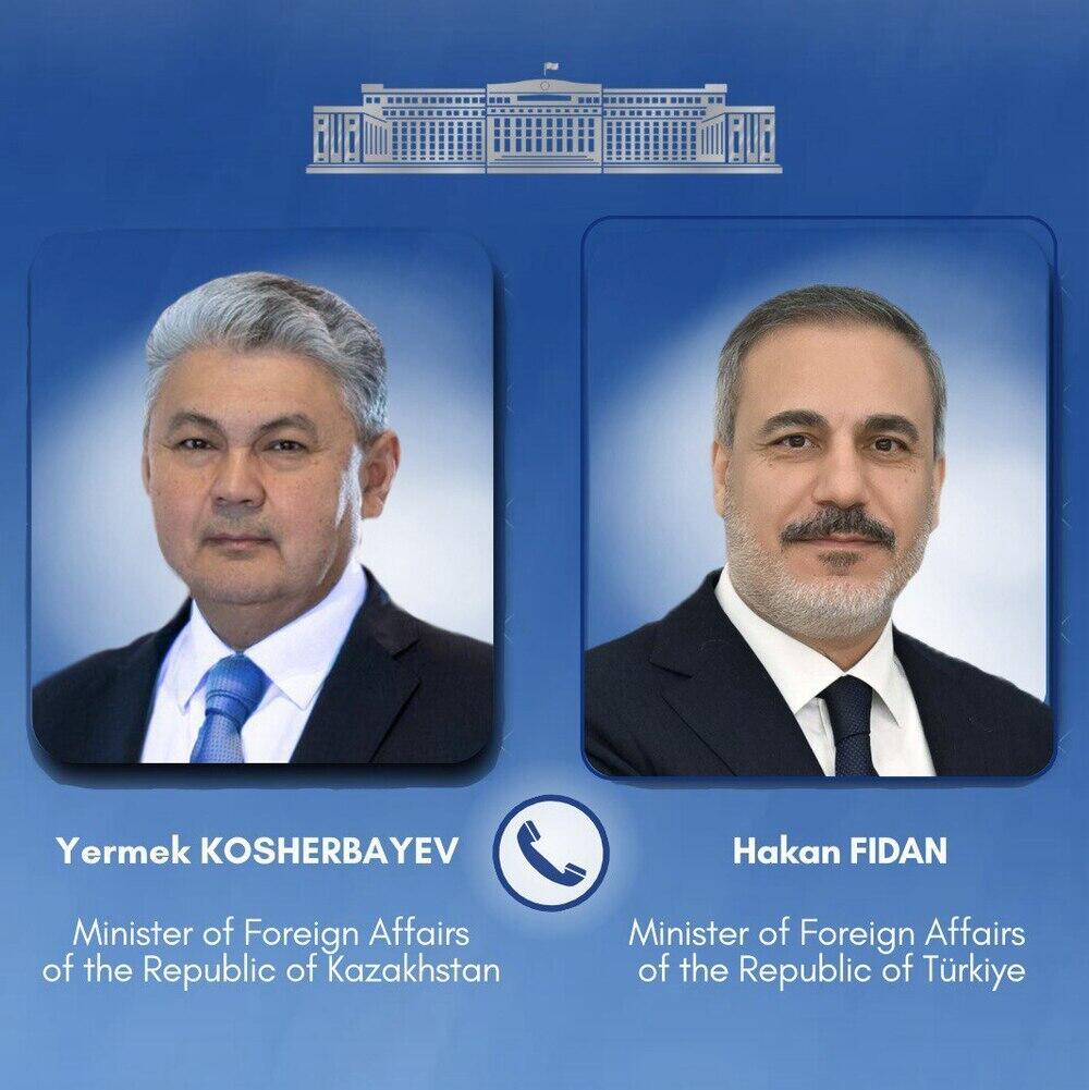 Foreign Ministers of Kazakhstan and Türkiye Discuss Regional Situation