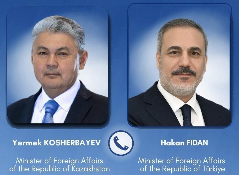 Главы МИД Казахстана и Турции обсудили ситуацию в регионе