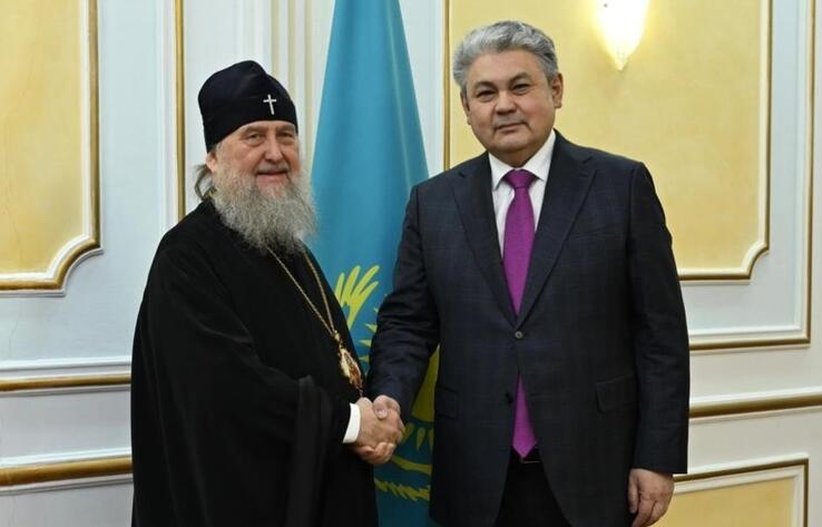 Глава МИД Казахстана и митрополит Александр обсудили укрепление межрелигиозного мира  