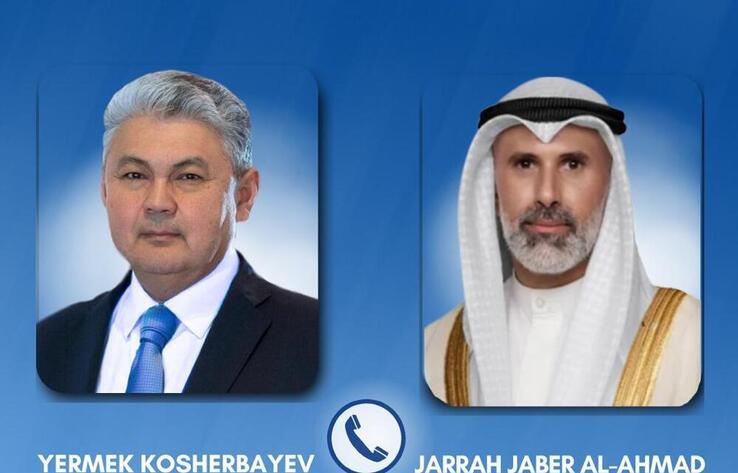 Foreign Ministers of Kazakhstan and Kuwait Discuss the Situation in the Middle East
