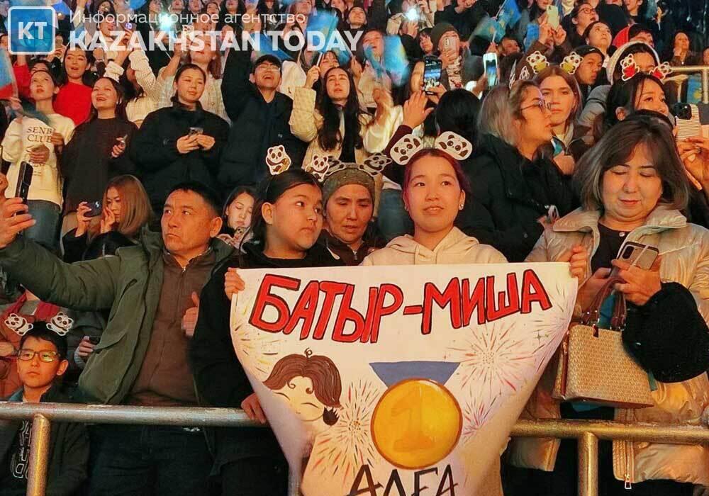 В Алматы состоялось чествование участников XXV зимних Олимпийских игр