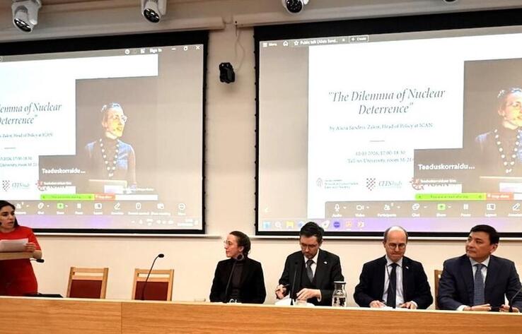 Kazakhstan's Experience in Nuclear Disarmament Discussed at Tallinn University