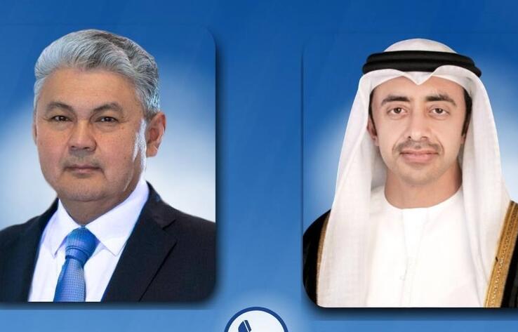 Кошербаев и глава МИД ОАЭ обсудили ситуацию на Ближнем Востоке 