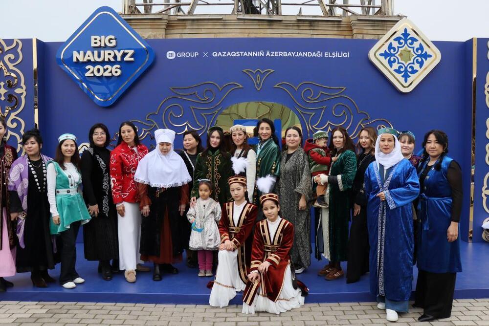 Баку Наурыз мерекесін қазақы үлгіде кең көлемде атап өтті