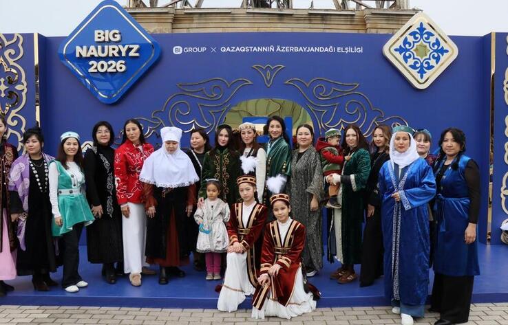 Баку Наурыз мерекесін қазақы үлгіде кең көлемде атап өтті