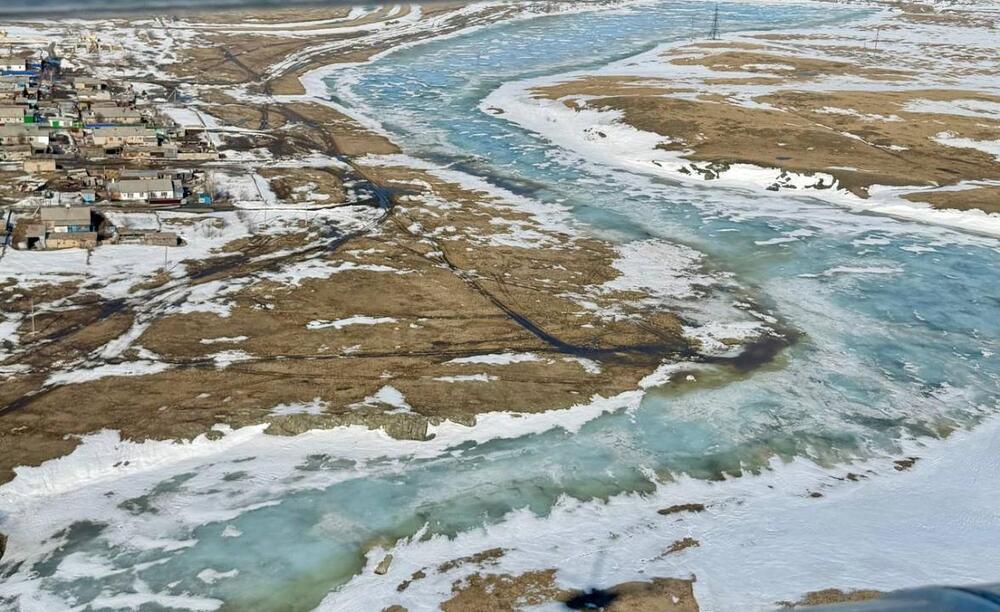 Резкий подъем уровня воды зафиксировали в реках СКО
