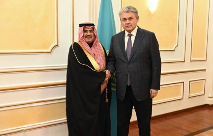 Министр иностранных дел Казахстана принял посла Саудовской Аравии