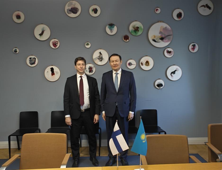 Қазақстан мен Финляндия экономика және туризм салаларындағы ынтымақтастықты нығайтуда