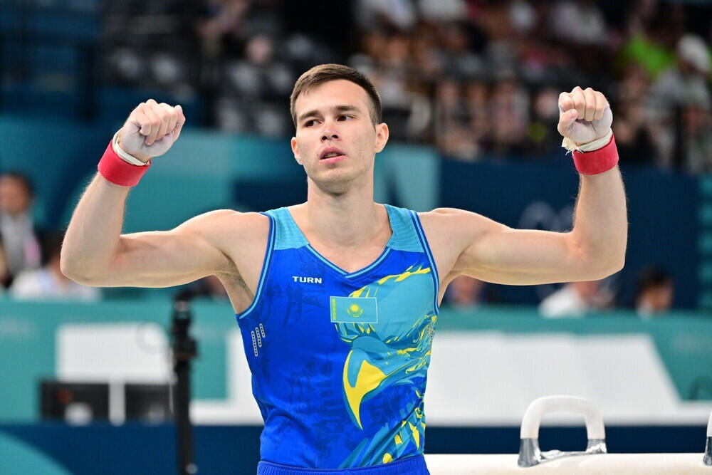 Kazakh gymnasts win silver and bronze at World Cup in Cairo