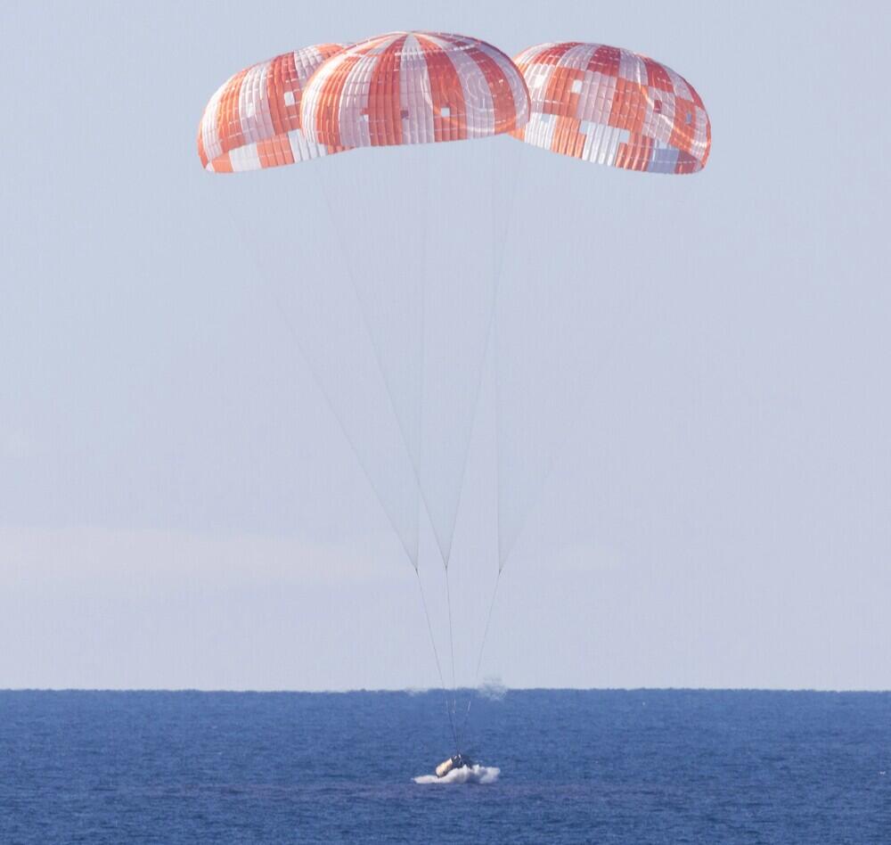 NASA's Artemis II splashes down off southern U.S. California coast