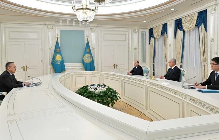 President Tokayev outlines CSTO development proposals in talks with Secretary General