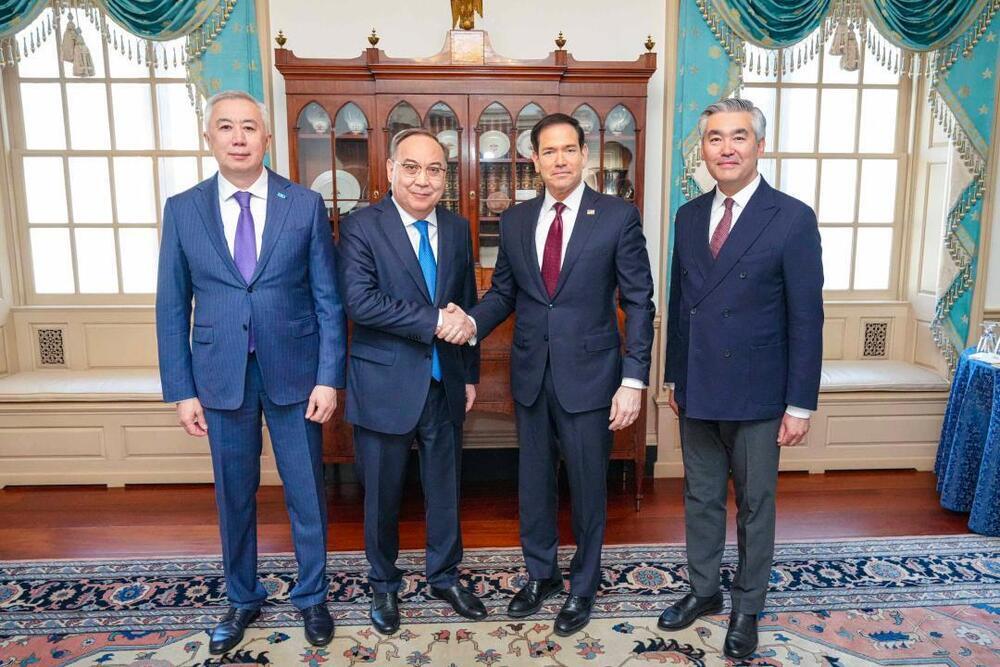 Special Representative of the President of Kazakhstan Holds Talks with the U.S. Secretary of State