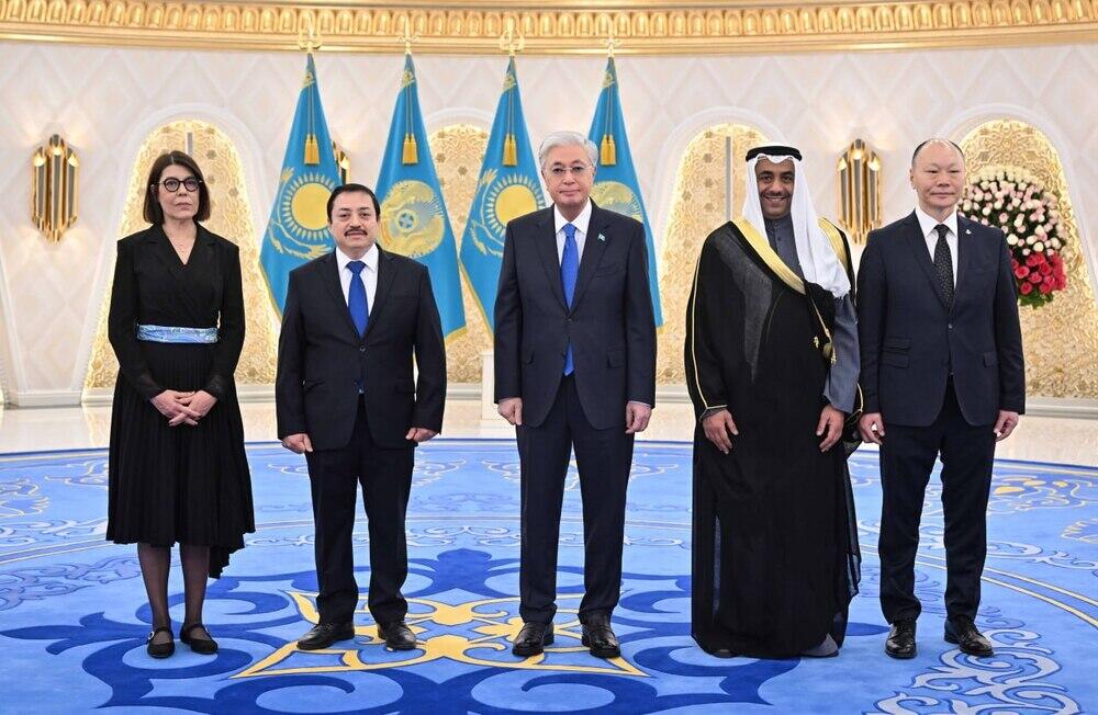 The President receives letters of credence from newly appointed ambassadors