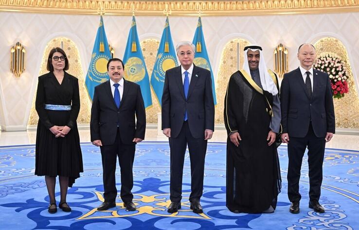 The President receives letters of credence from newly appointed ambassadors