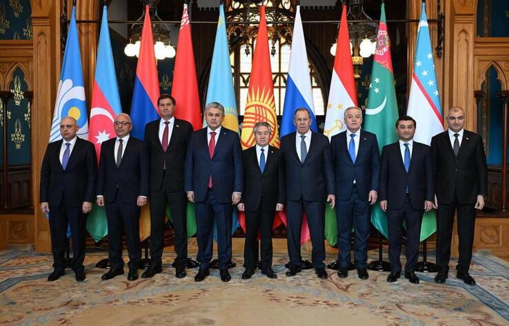 Kazakh Foreign Minister Attends the CIS Council of Foreign Ministers Meeting