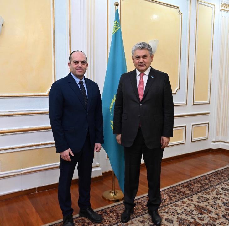 Министр иностранных дел Казахстана принял посла Израиля