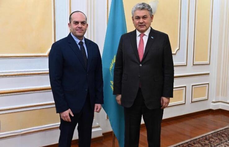 Министр иностранных дел Казахстана принял посла Израиля