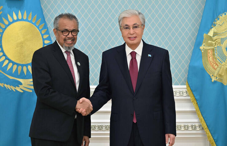 President Kassym-Jomart Tokayev held a meeting with WHO Director-General Tedros Adhanom Ghebreyesus